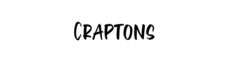 Craptons  免费字体下载