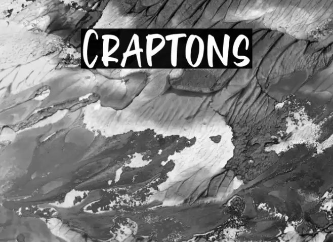 Craptons Font examples
