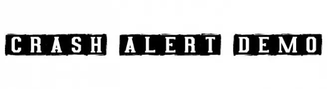 Crash Alert Demo  font caratteri gratis
