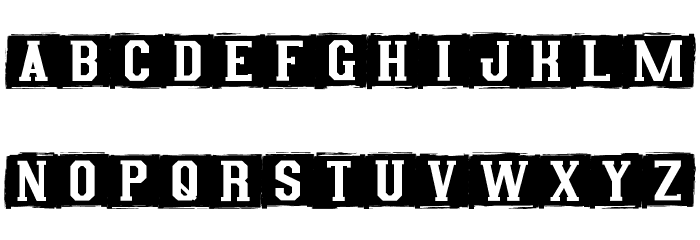 Crash Alert Demo Font LOWERCASE