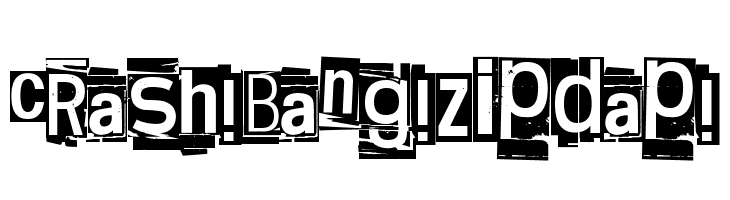 Crash! Bang! Zipdap!  नि: शुल्क फ़ॉन्ट्स डाउनलोड