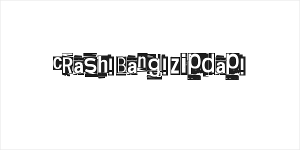 Crash! Bang! Zipdap! Logo