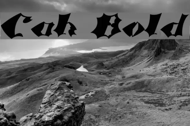 Crash Bold Font examples