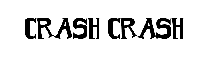 Crash Crash  नि: शुल्क फ़ॉन्ट्स डाउनलोड