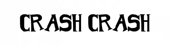 Crash Crash  font caratteri gratis