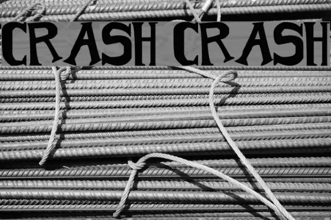 Crash Crash Font examples