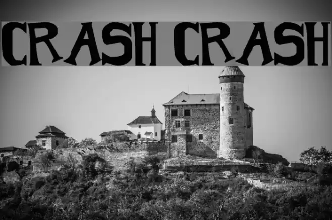 Crash Crash Font examples