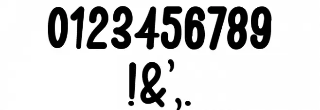 Crash Mounty Font OTHER CHARS