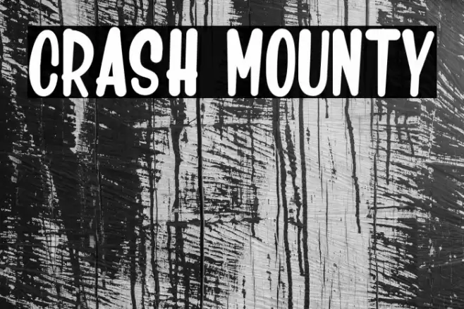 Crash Mounty Font examples