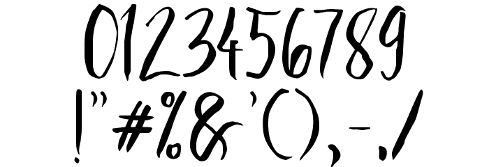 Crash One Font OTHER CHARS