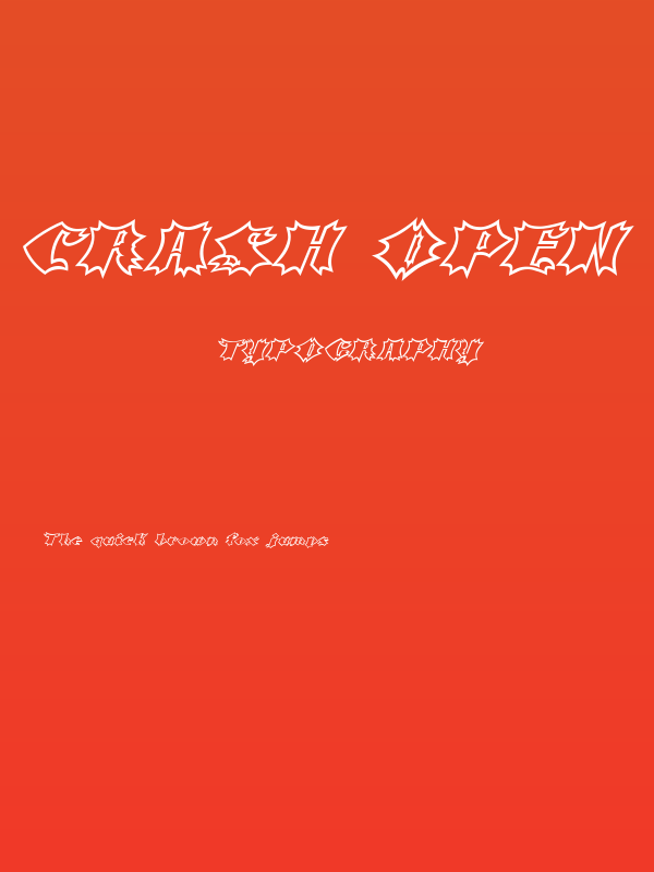 Crash Open Poster