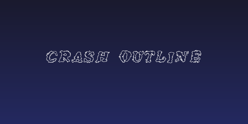 Crash Outline Social Header