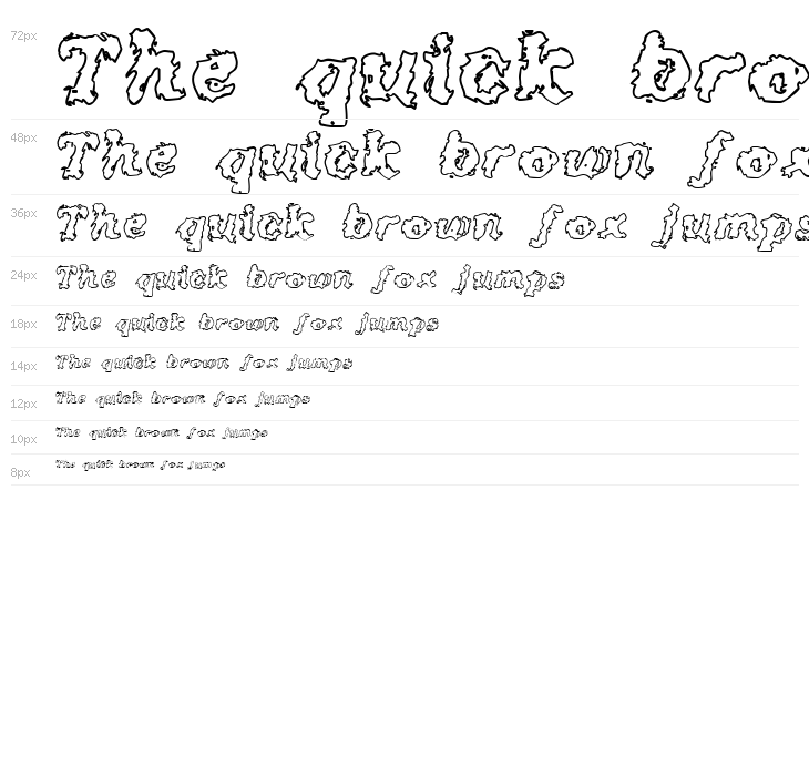 Crash Outline Waterfall