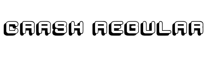 Crash Regular  Free Fonts Download