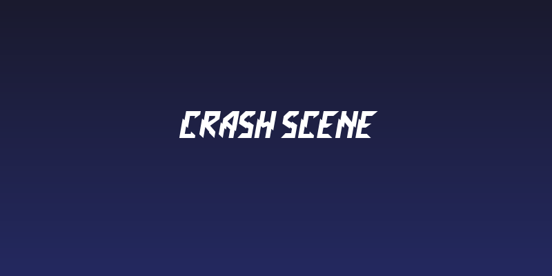 Crash Scene Social Header