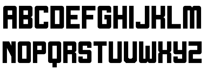 Crash Test Regular Font LOWERCASE