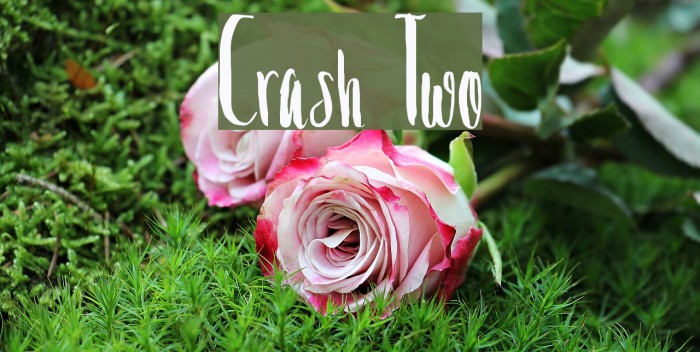 Crash Two Font examples