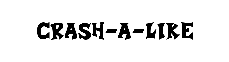 Crash-a-Like  नि: शुल्क फ़ॉन्ट्स डाउनलोड