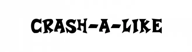 Crash-a-Like  フリーフォントのダウンロード