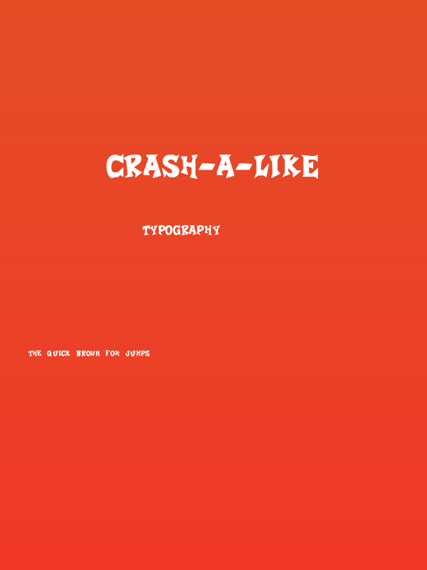 Crash-a-Like Poster