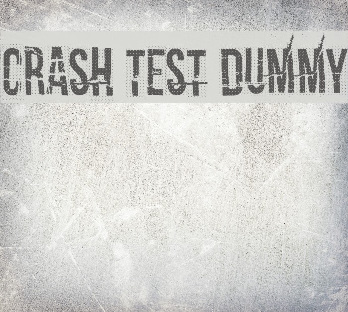Crash test dummy Font