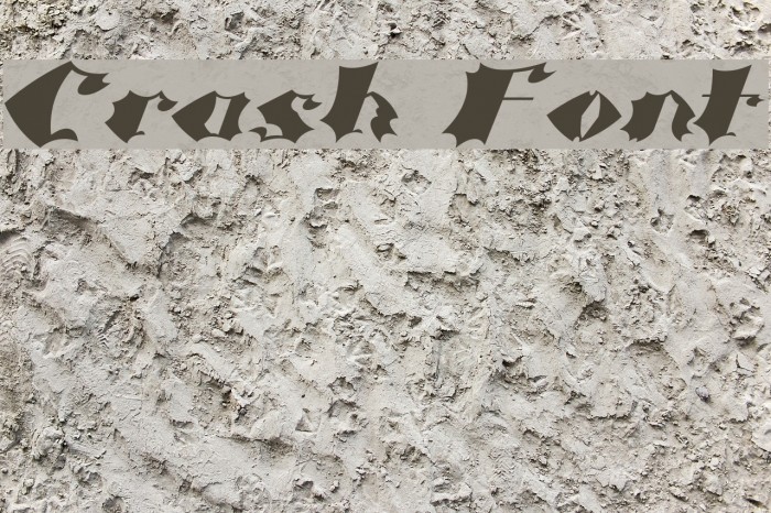 Crash フォント examples