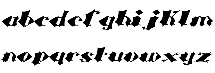 Crash フォント 小文字