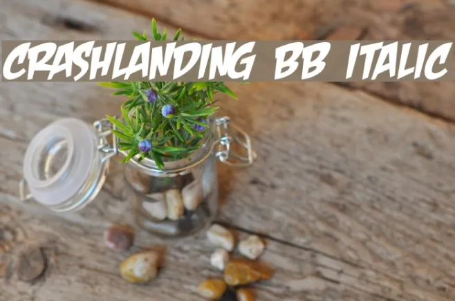 CrashLanding BB Italic Example 1