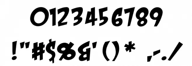 CrashLanding BB Font OTHER CHARS