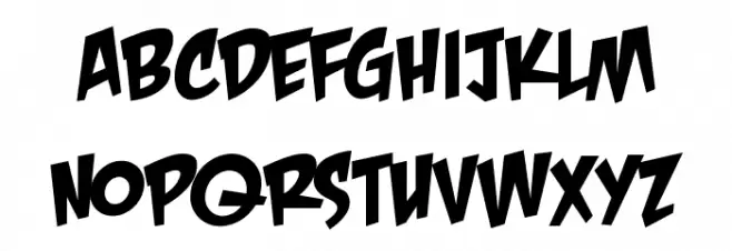CrashLanding BB Font Litere mari