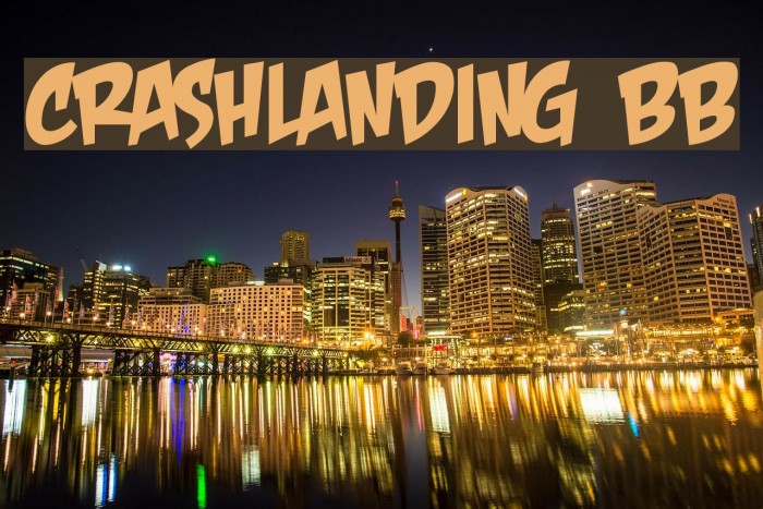 CrashLanding BB Font examples