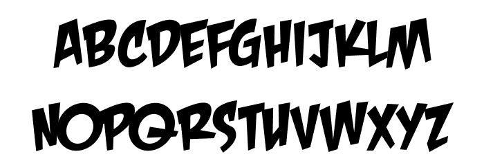 CrashLandingBB Font LOWERCASE