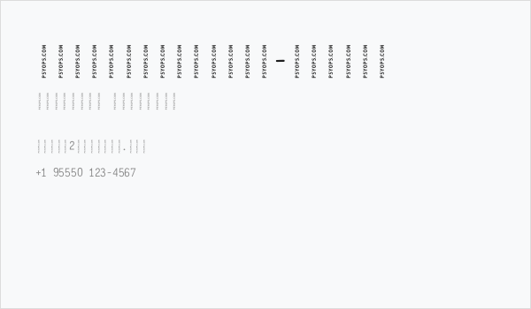 CrashNumbering-Gothic Business Card