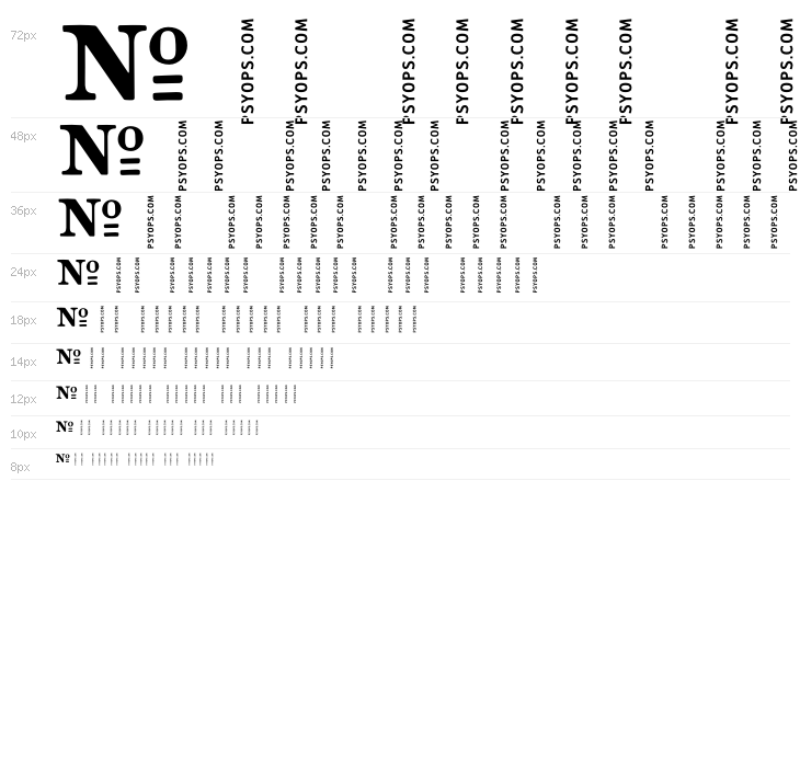 CrashNumbering-Serif Waterfall