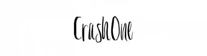 CrashOne  नि: शुल्क फ़ॉन्ट्स डाउनलोड