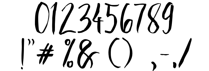 CrashOne Font OTHER CHARS