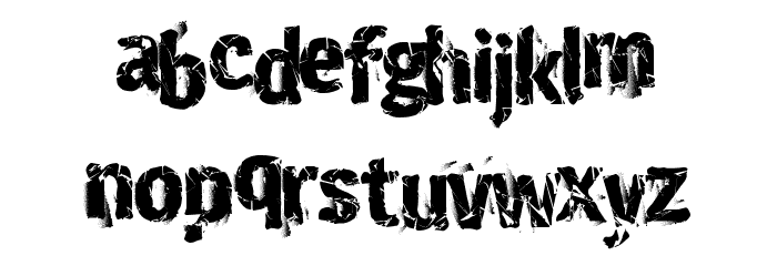 CrashSite Font LOWERCASE