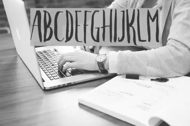 CrashTwo Font examples