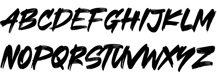 Crashbow Schriftart Groß