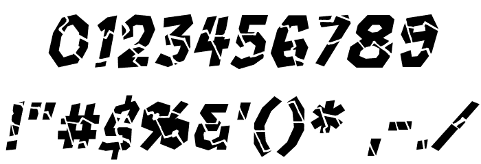 Crashcourse BB Italic Font OTHER CHARS