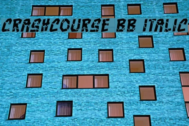 Crashcourse BB Italic Example 1
