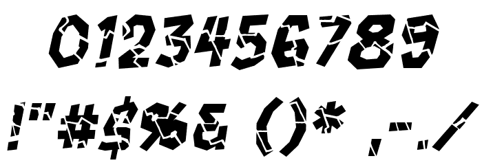 CrashcourseBB-Italic Font OTHER CHARS