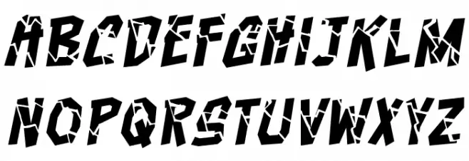 CrashcourseBB-Italic Caratteri MAIUSCOLE