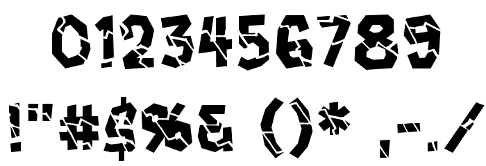 CrashcourseBB Font OTHER CHARS