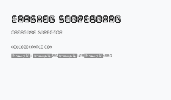 Crashed Scoreboard Business Card