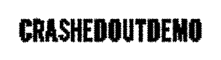 CrashedOutDemo Font