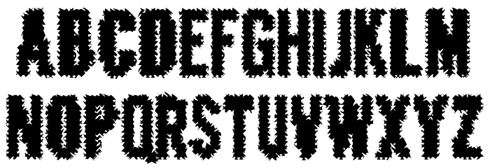 CrashedOutDemo Font LOWERCASE