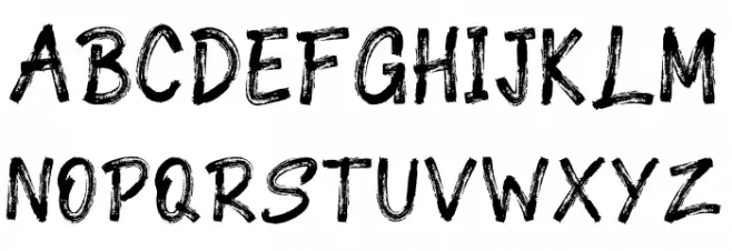 Crasher Schriftart Groß