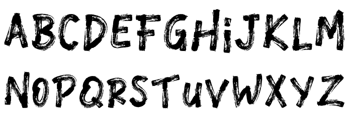 Crasher Font LOWERCASE