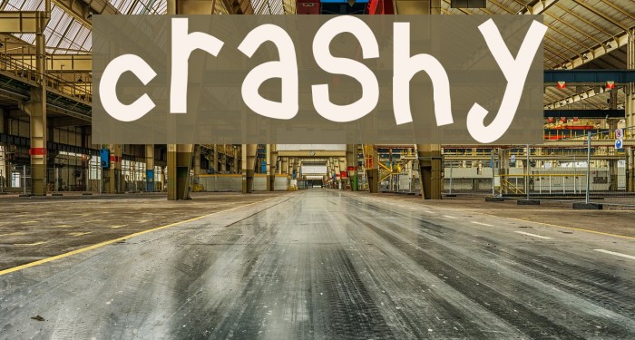 Crashy Font examples